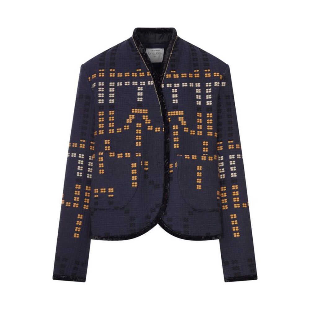 Forte Forte Women Cropped Jacquard Jacket